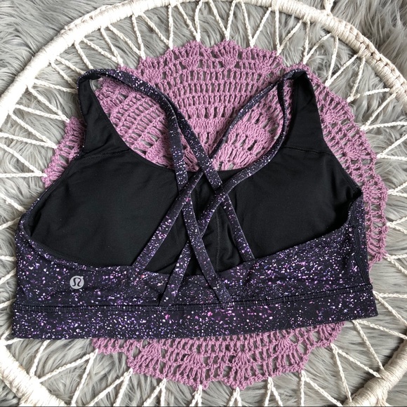 lululemon athletica Other - Lululemon Galaxy Print Energy Bra Size 10